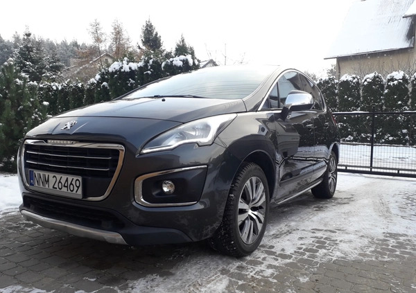 Peugeot 3008 cena 36900 przebieg: 222000, rok produkcji 2016 z Żary małe 106
